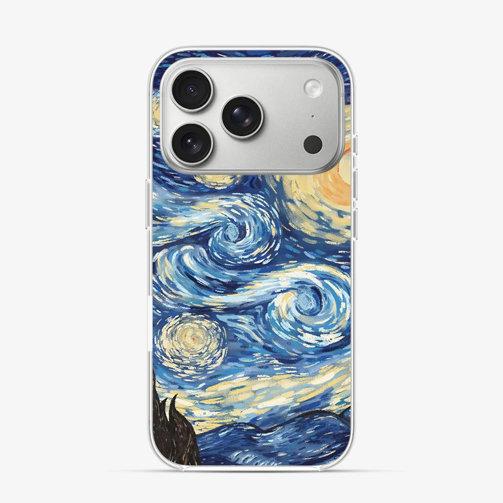 The Starry Night | Van Gogh iPhone 17 Pro Max Case - Image 2