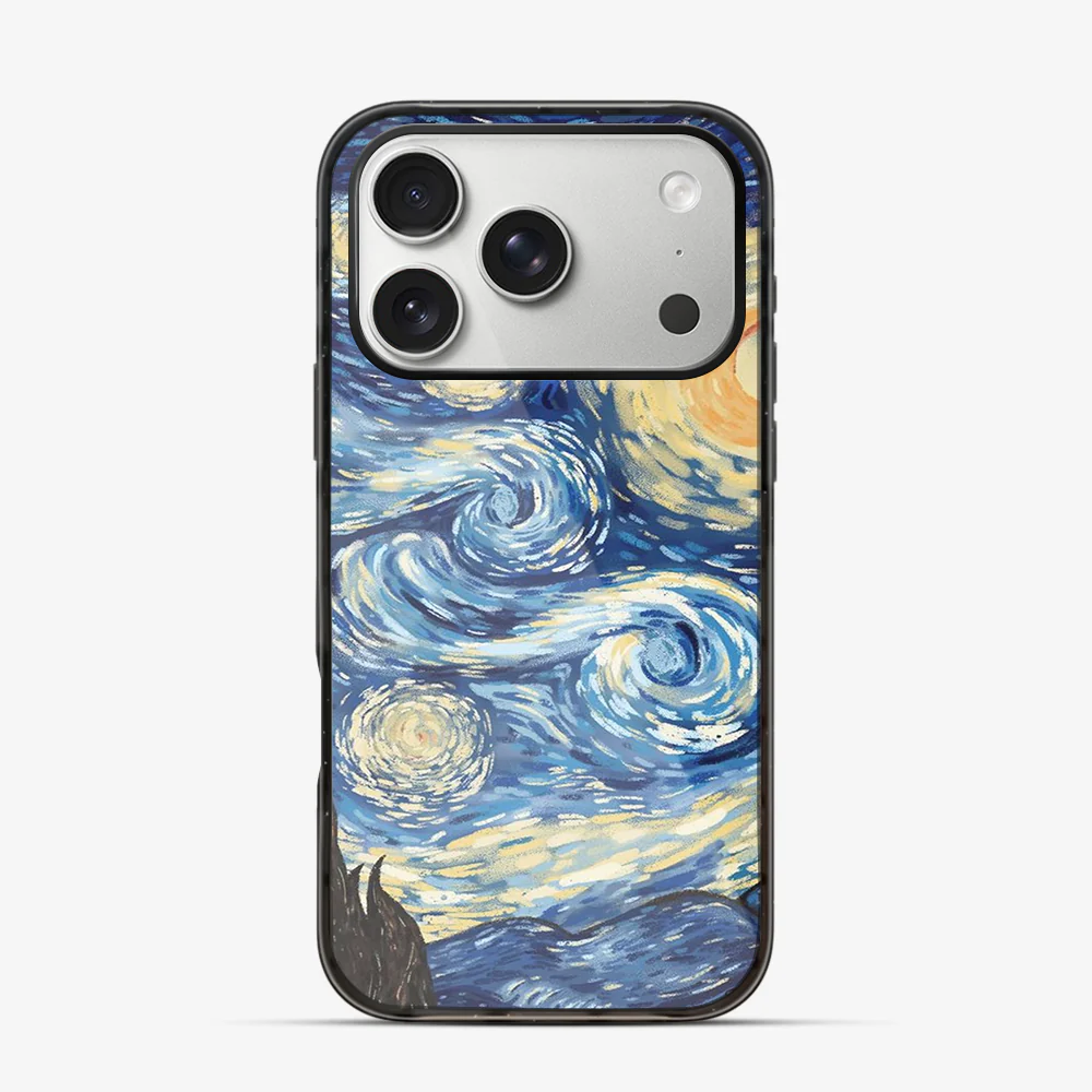 The Starry Night | Van Gogh iPhone 17 Pro Max Case - Image 5