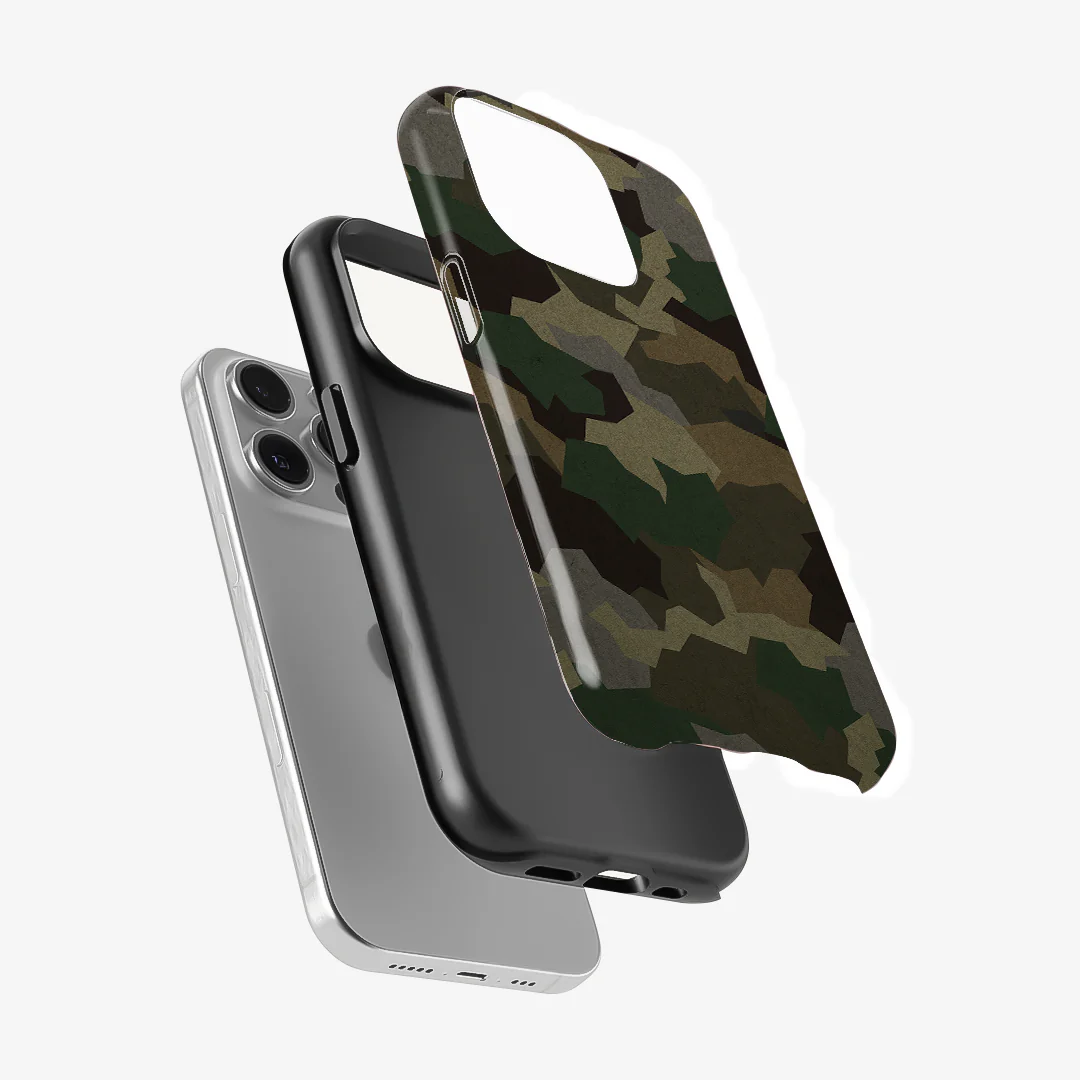 Tropical Green Camo Armoured Phone Case - Image 3