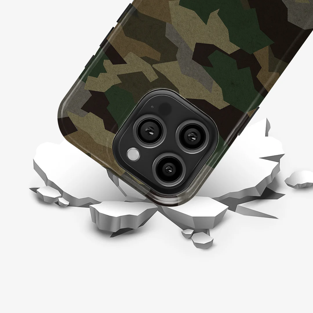 Tropical Green Camo Armoured Phone Case - Image 5