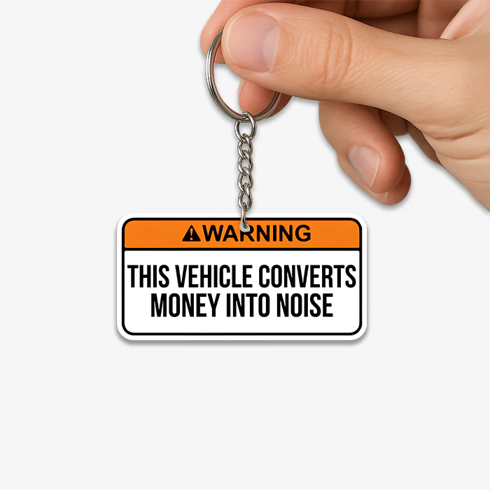 Vehicle Warning KeyChain - Image 2