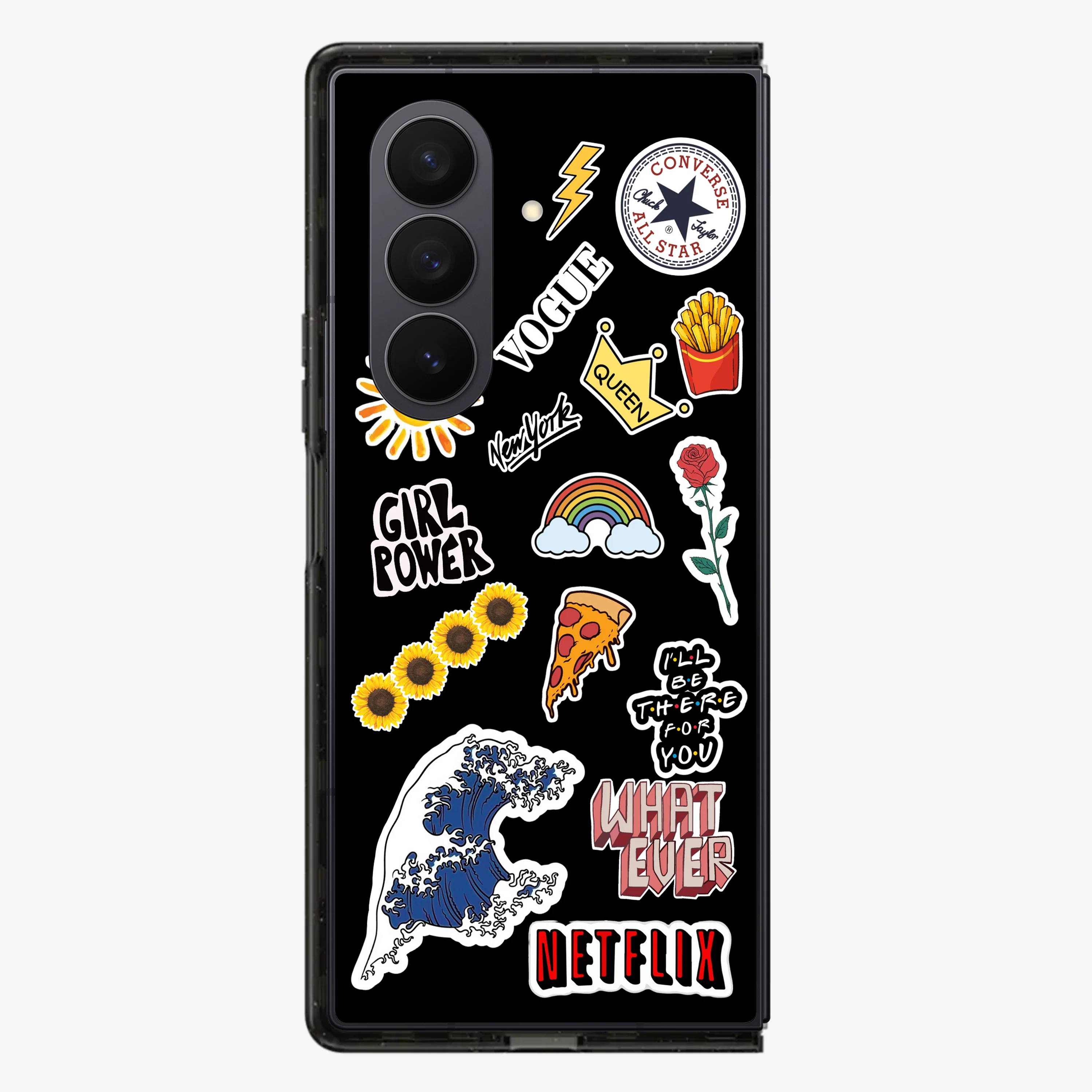 Vouge Sticker | Four Samsung Z Fold Phone Case - Image 2