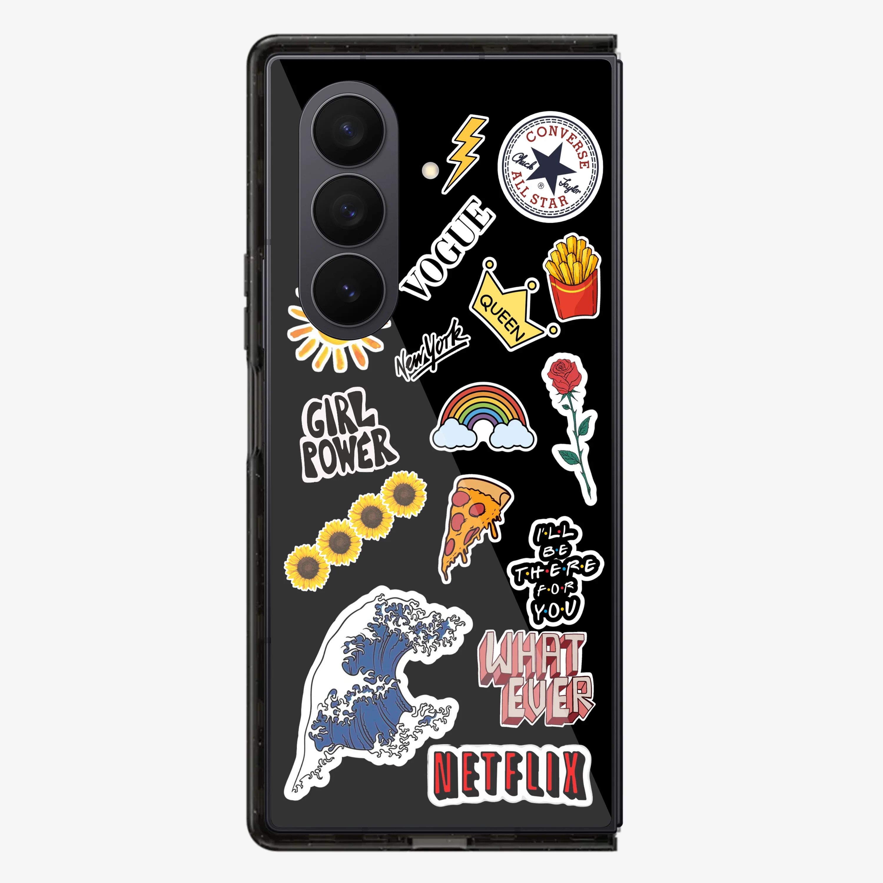 Vouge Sticker | Four Samsung Z Fold Phone Case - Image 3