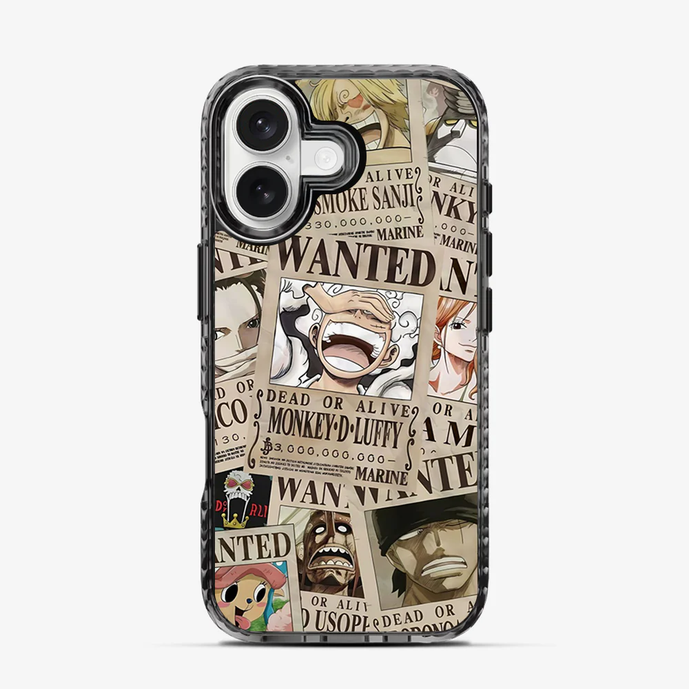 Wanted One Piece Luffy Anime iPhone 17 Case - Image 4