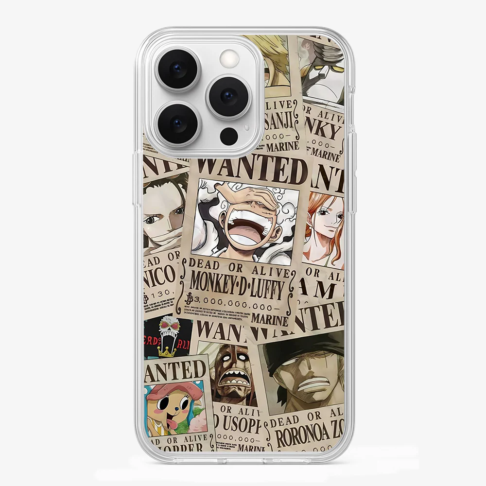 Wanted One Piece Luffy Anime Phone Case - Image 2