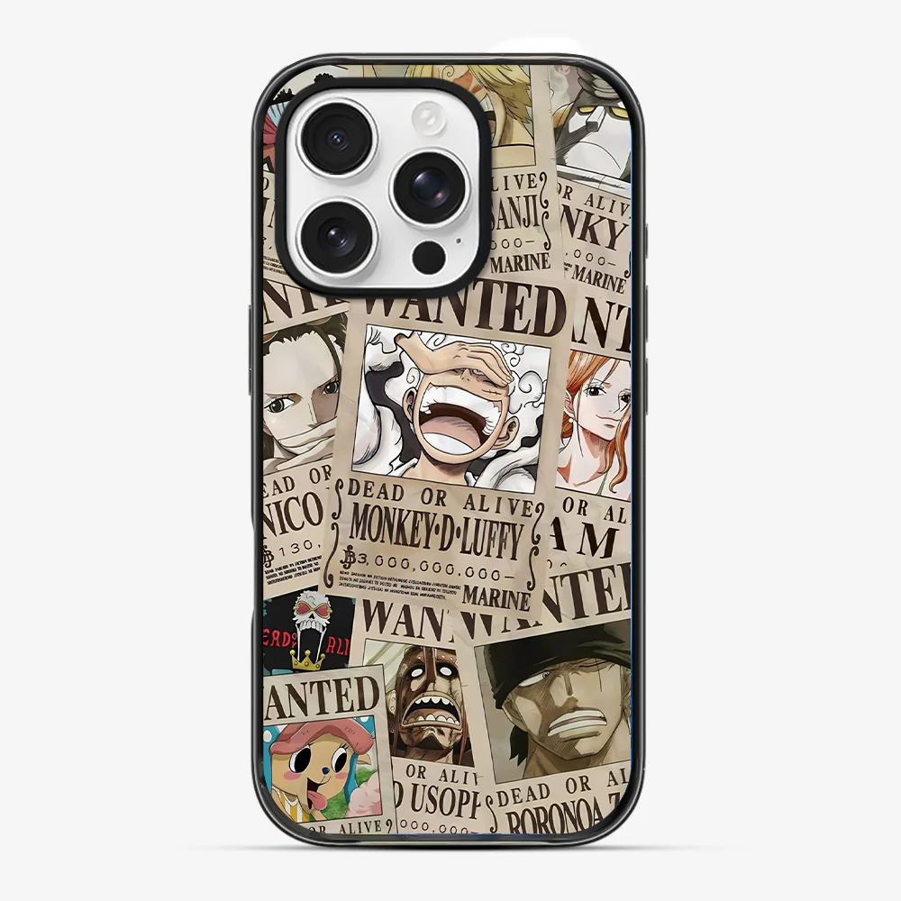 Wanted One Piece Luffy Anime Phone Case - Image 3
