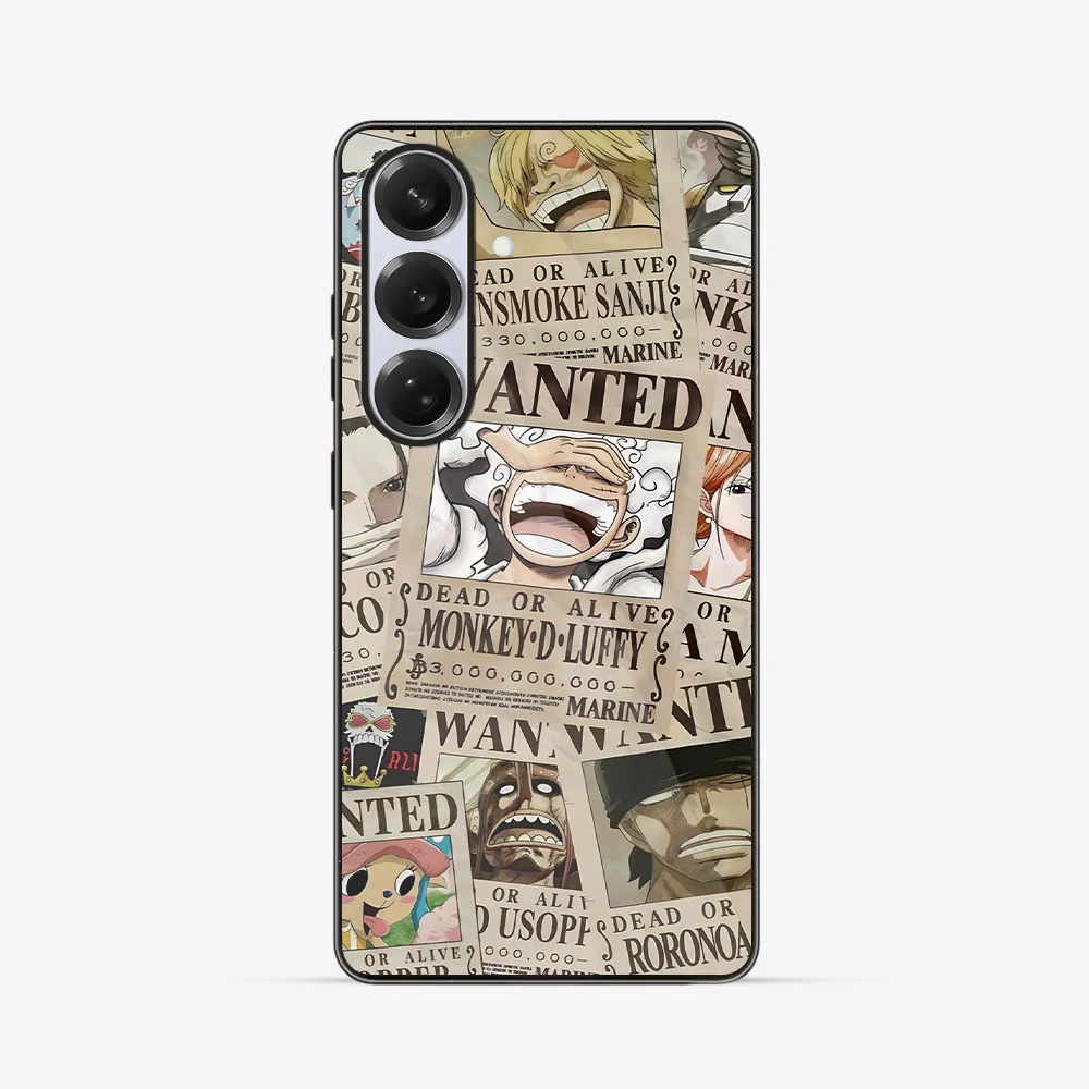 Wanted One Piece Luffy Anime Samsung Phone Case - Image 3