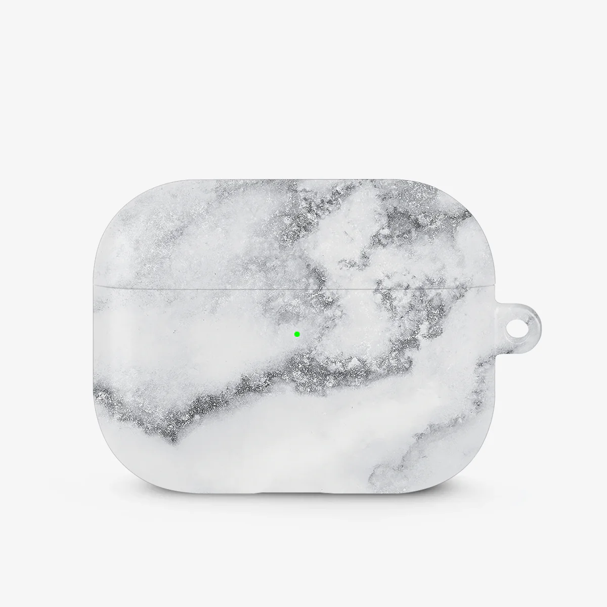 White Winter Airpods Case