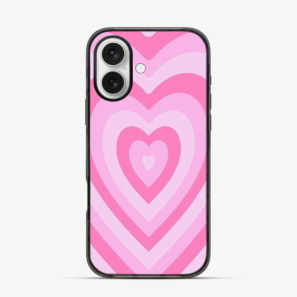 Y2K Pink Hearts iPhone 16 Case - Image 3