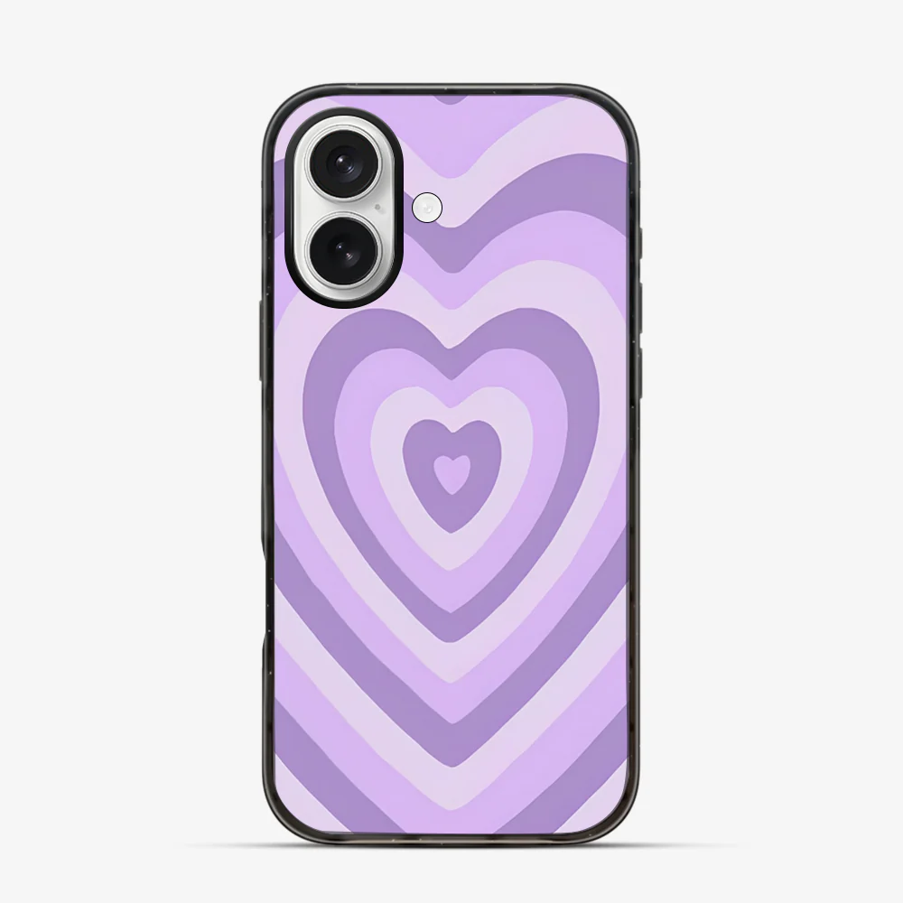 Y2K Purple Hearts iPhone 16 Case - Image 3