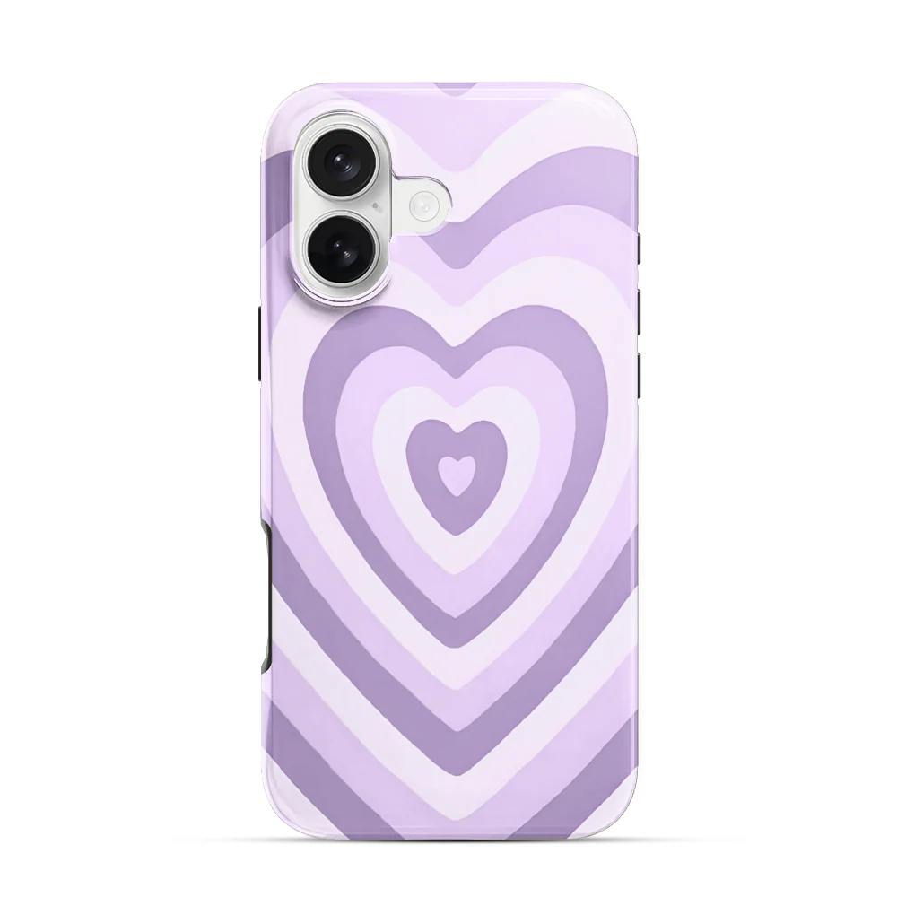Y2K Purple Hearts iPhone 17 Case