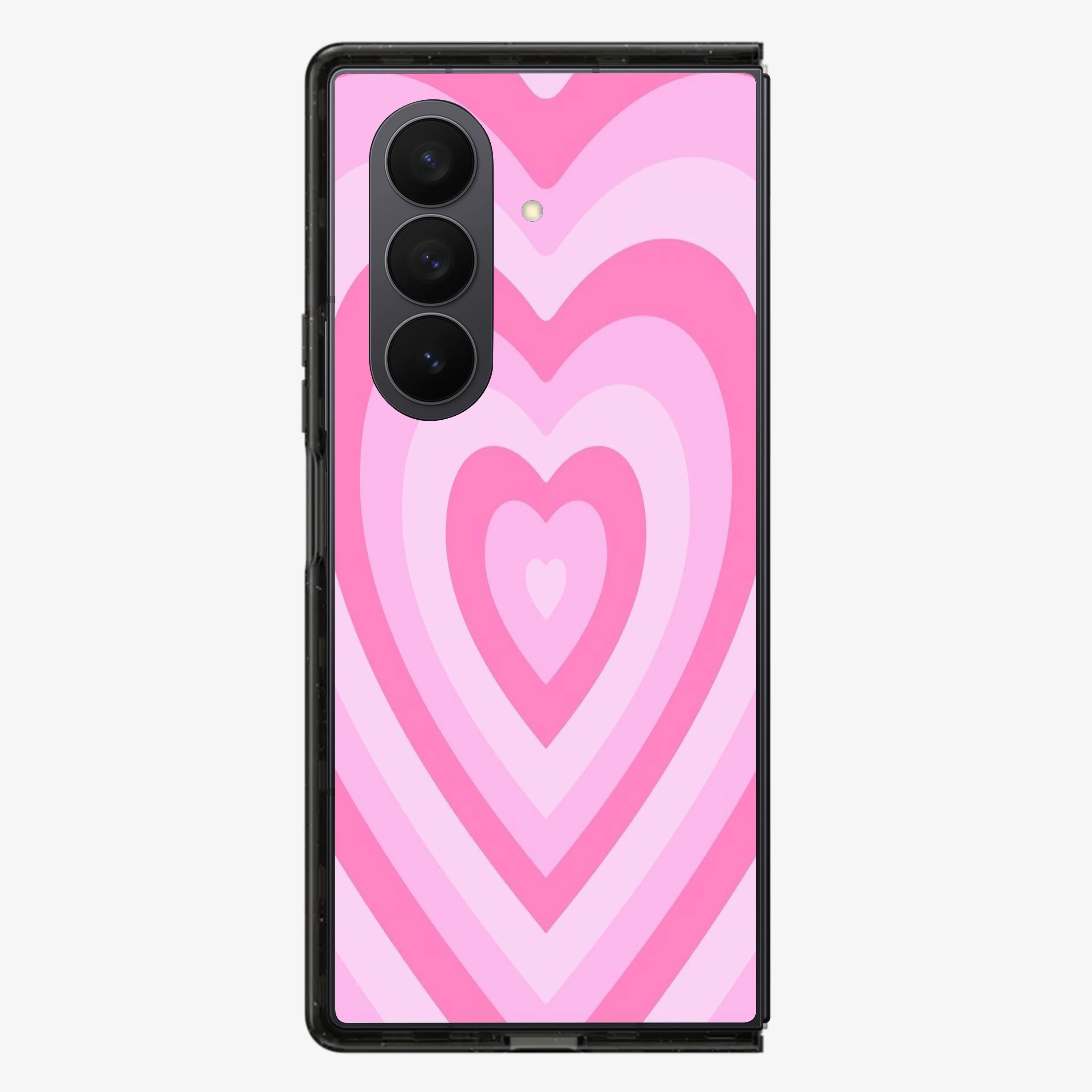 Y2K Pink Hearts Samsung Z Fold Phone Case - Image 2