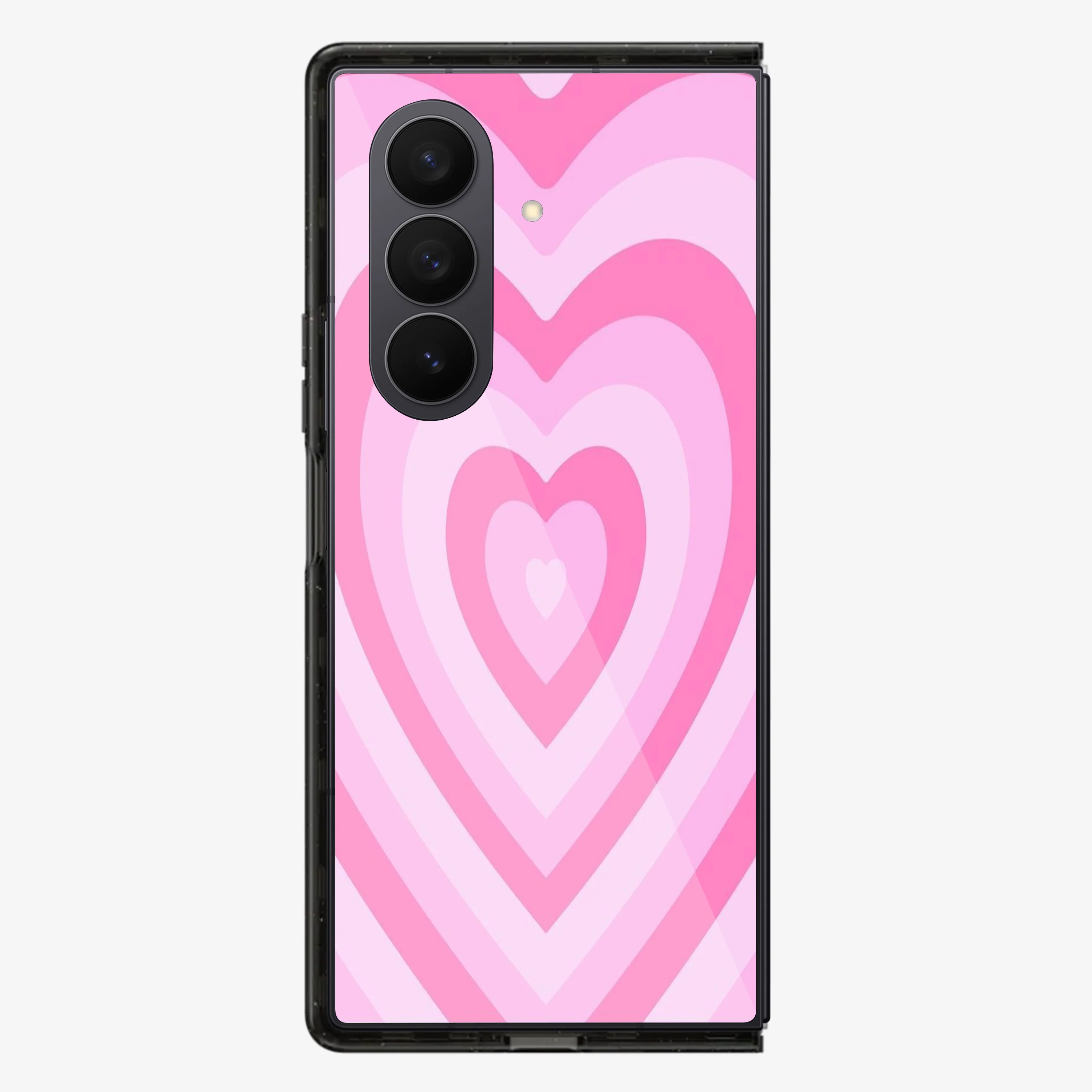 Y2K Pink Hearts Samsung Z Fold Phone Case - Image 3