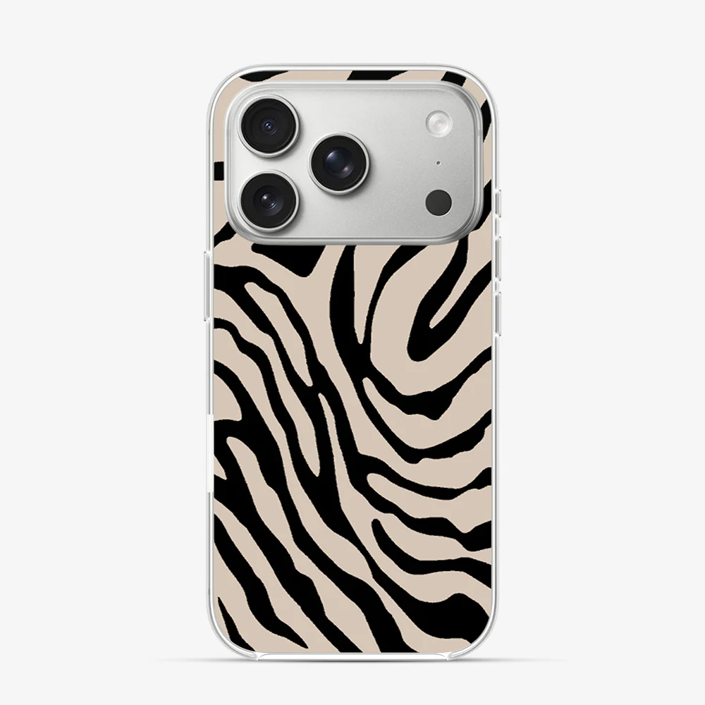 Zebra | Tan iPhone 17 Pro Case - Image 2